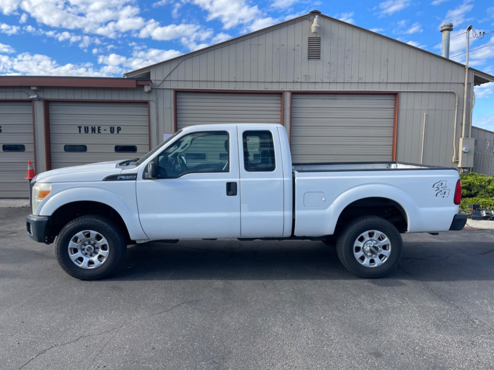 2011 Alpine White /Grey Ford F-350 SD XL (1FT8X3B62BE) with an 6.2 Liter V8 engine, AT transmission, located at 813 E Fairview Ave, Meridian , ID, 83642, (208) 336-8230, 43.618851, -116.384010 - Photo #0